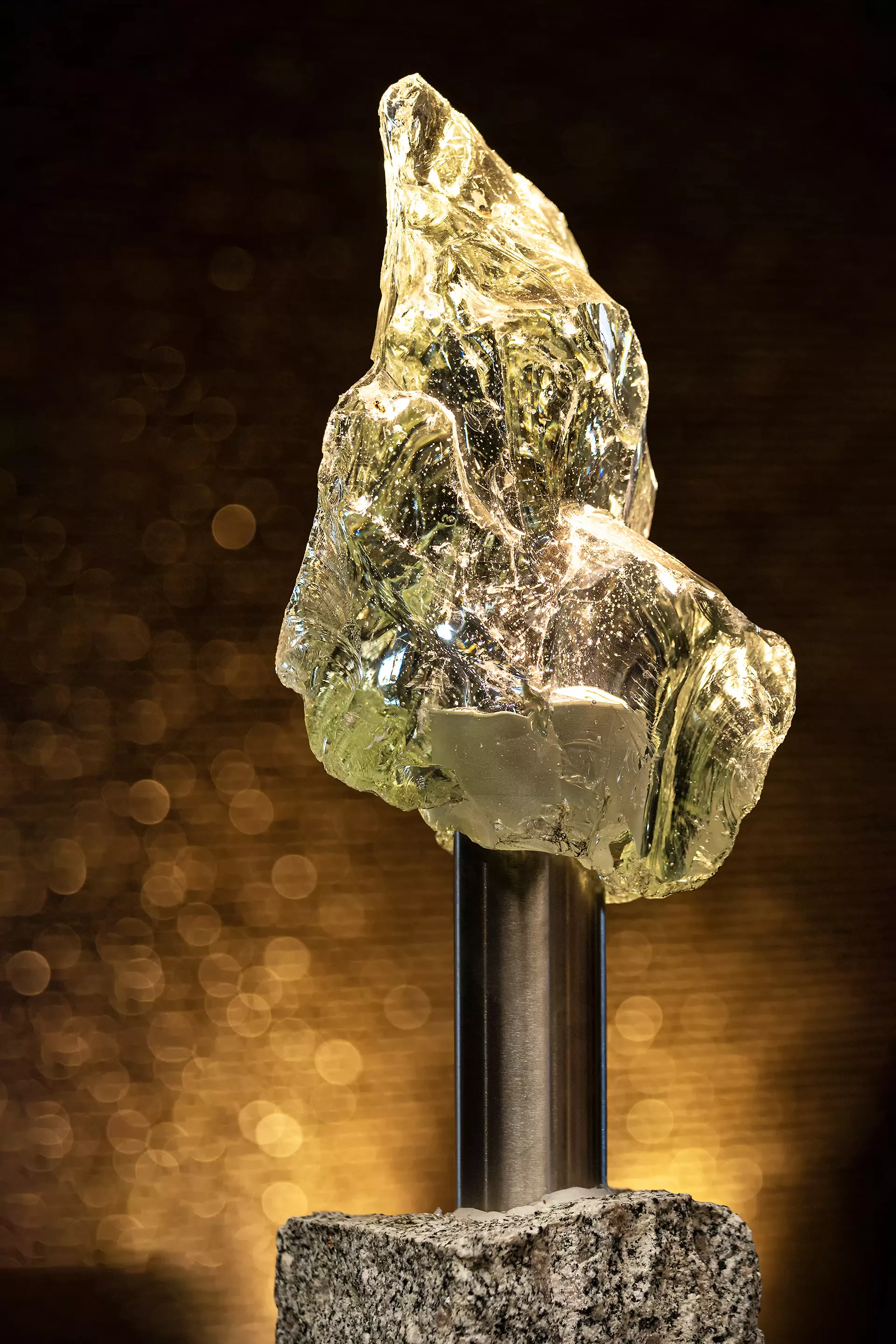 Beleuchtetes Glas